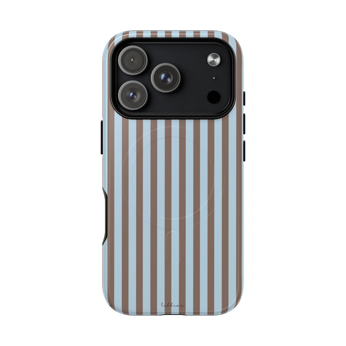 BROWN/LIGHT BLUE STRIPES