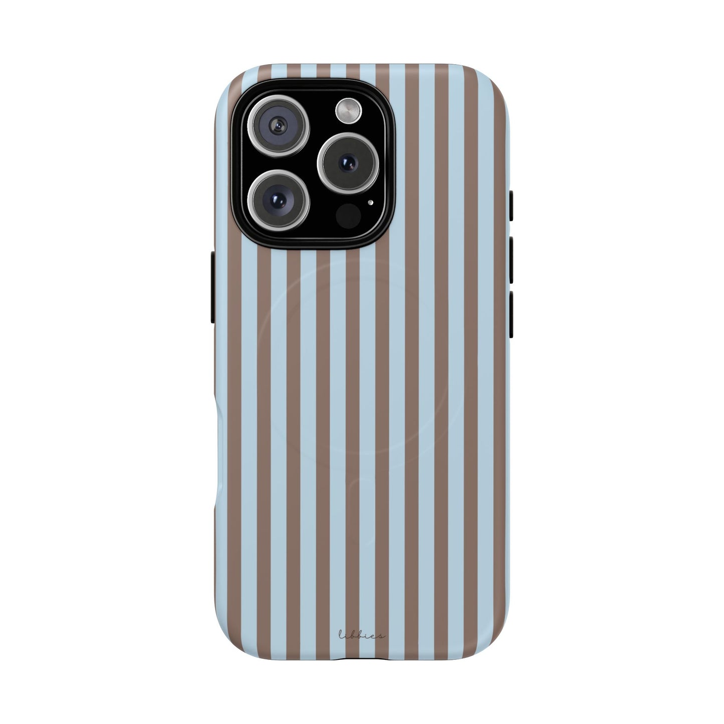 BROWN/LIGHT BLUE STRIPES