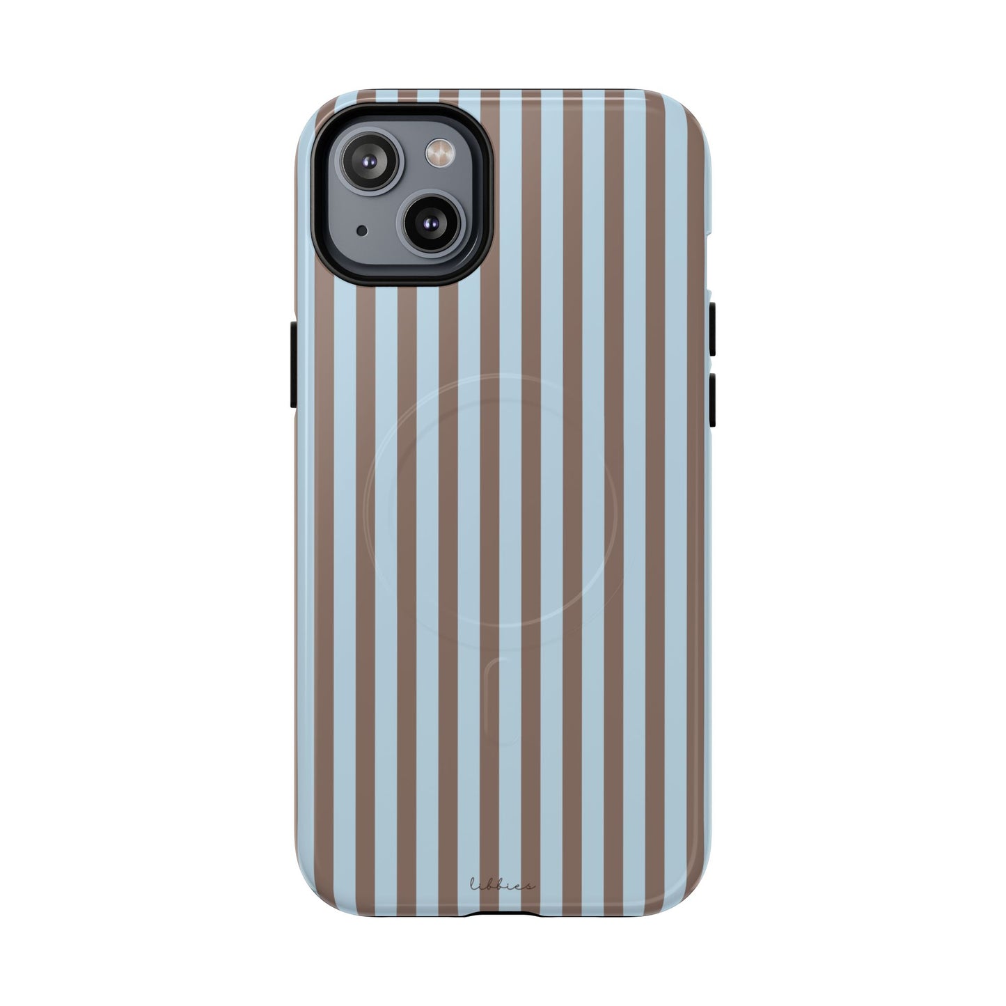 BROWN/LIGHT BLUE STRIPES