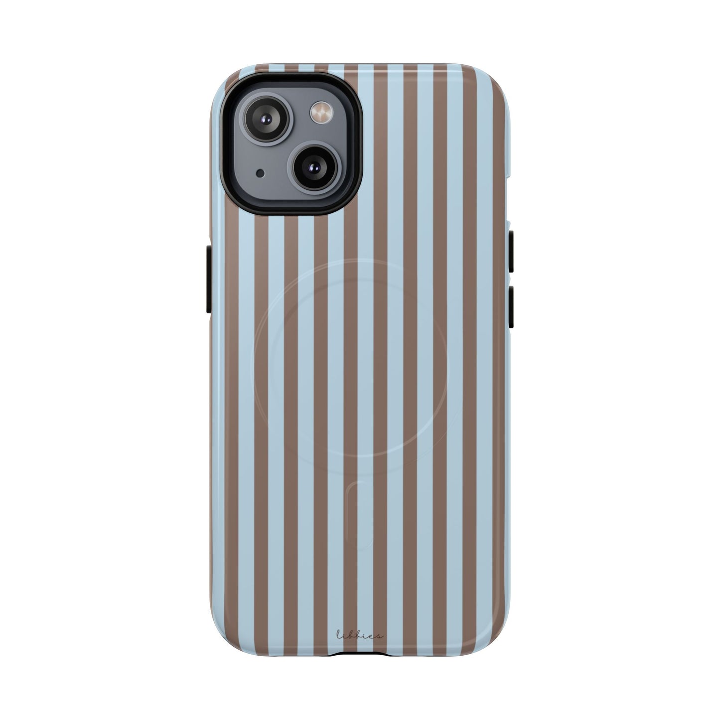 BROWN/LIGHT BLUE STRIPES