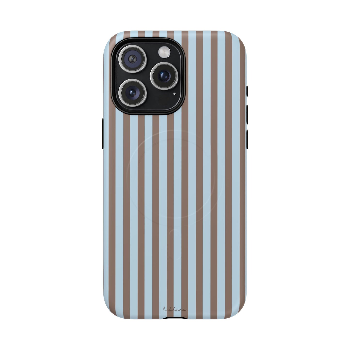 BROWN/LIGHT BLUE STRIPES