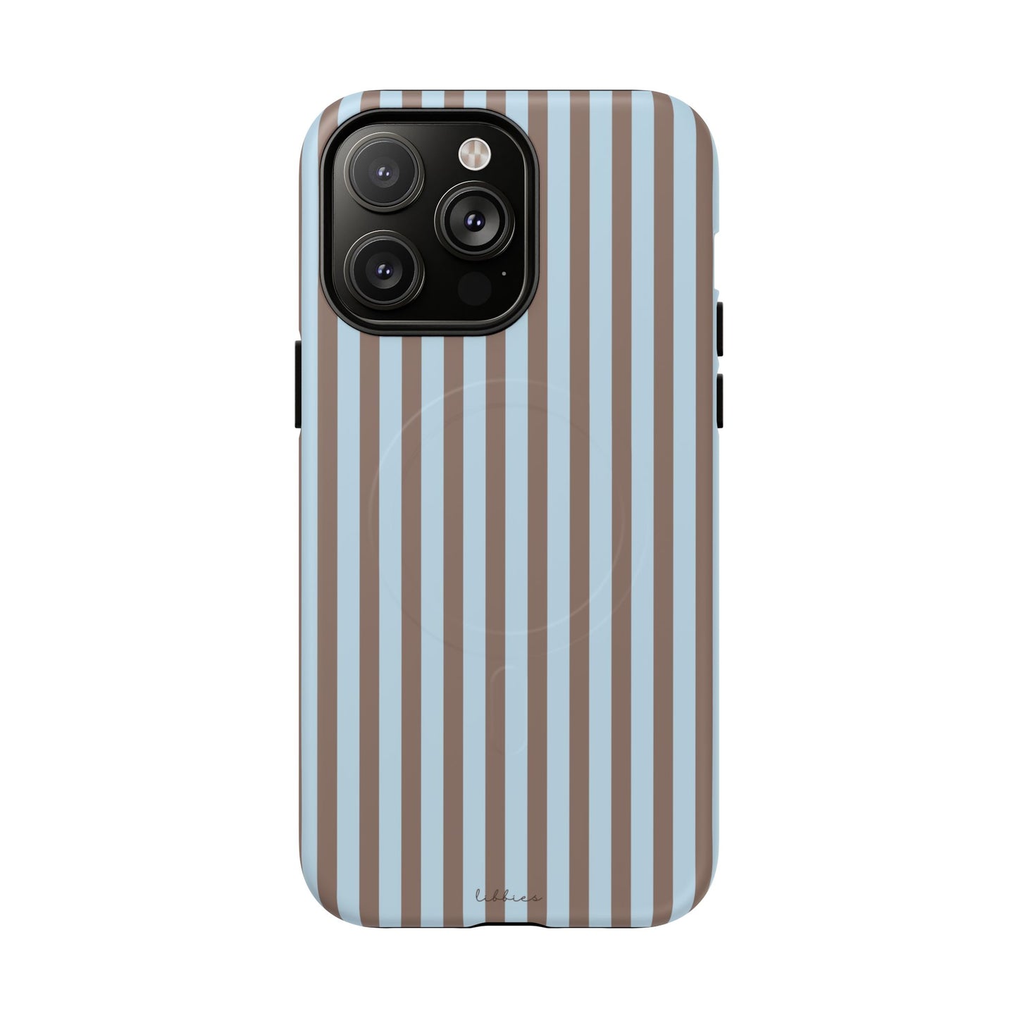 BROWN/LIGHT BLUE STRIPES