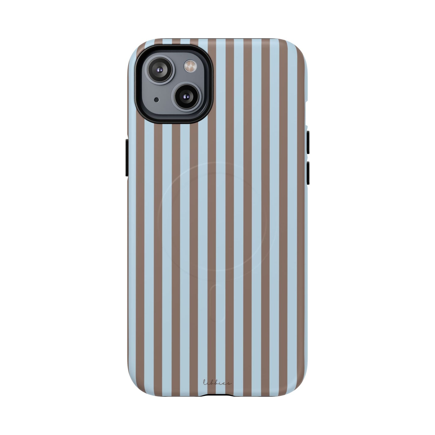 BROWN/LIGHT BLUE STRIPES