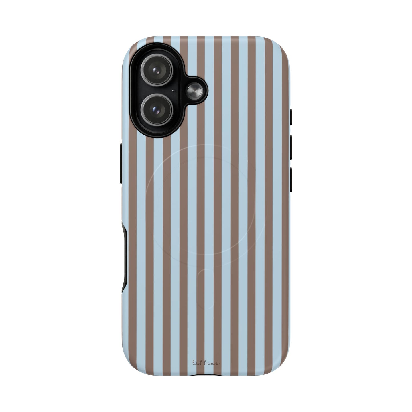 BROWN/LIGHT BLUE STRIPES