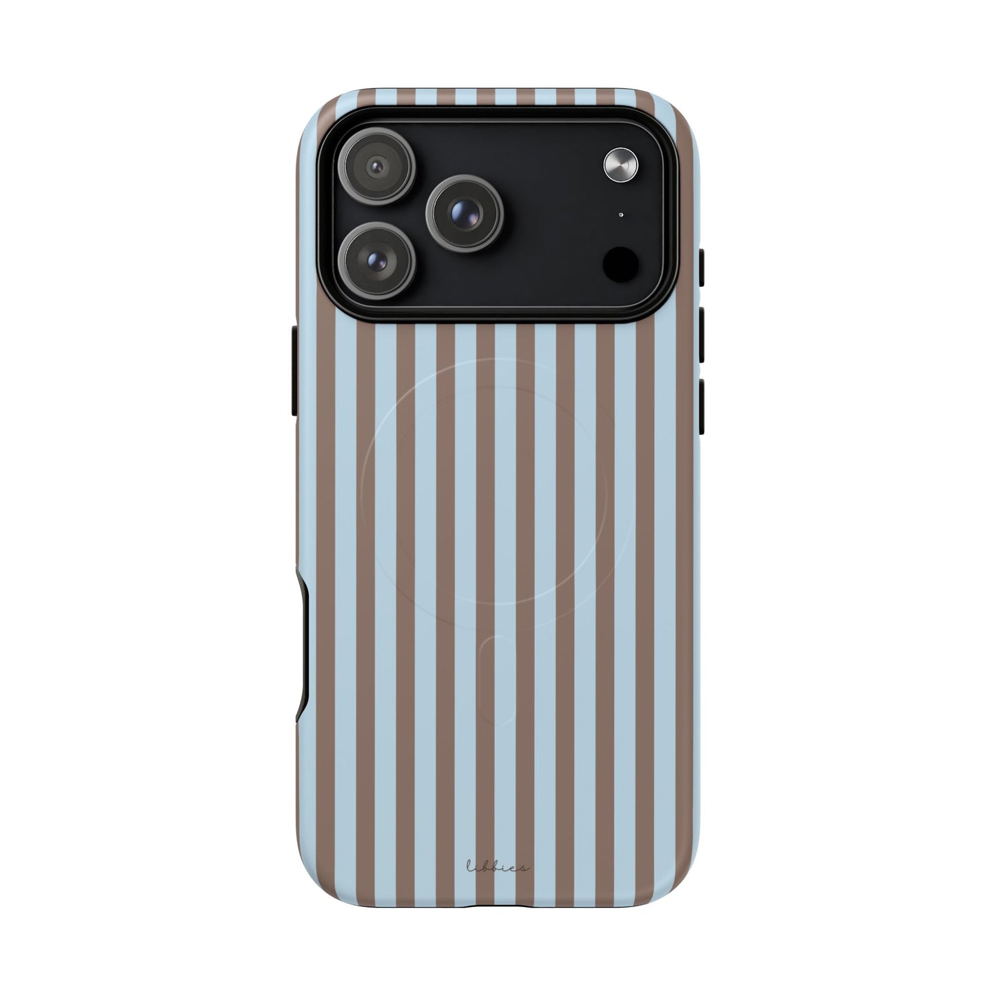 BROWN/LIGHT BLUE STRIPES