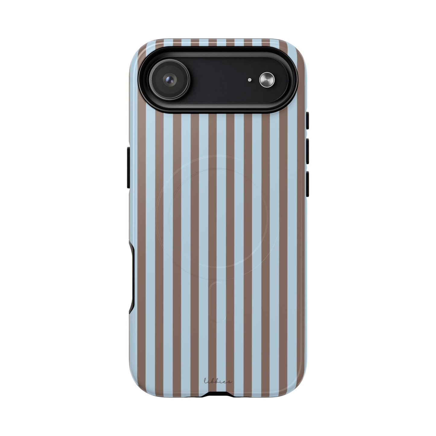 BROWN/LIGHT BLUE STRIPES