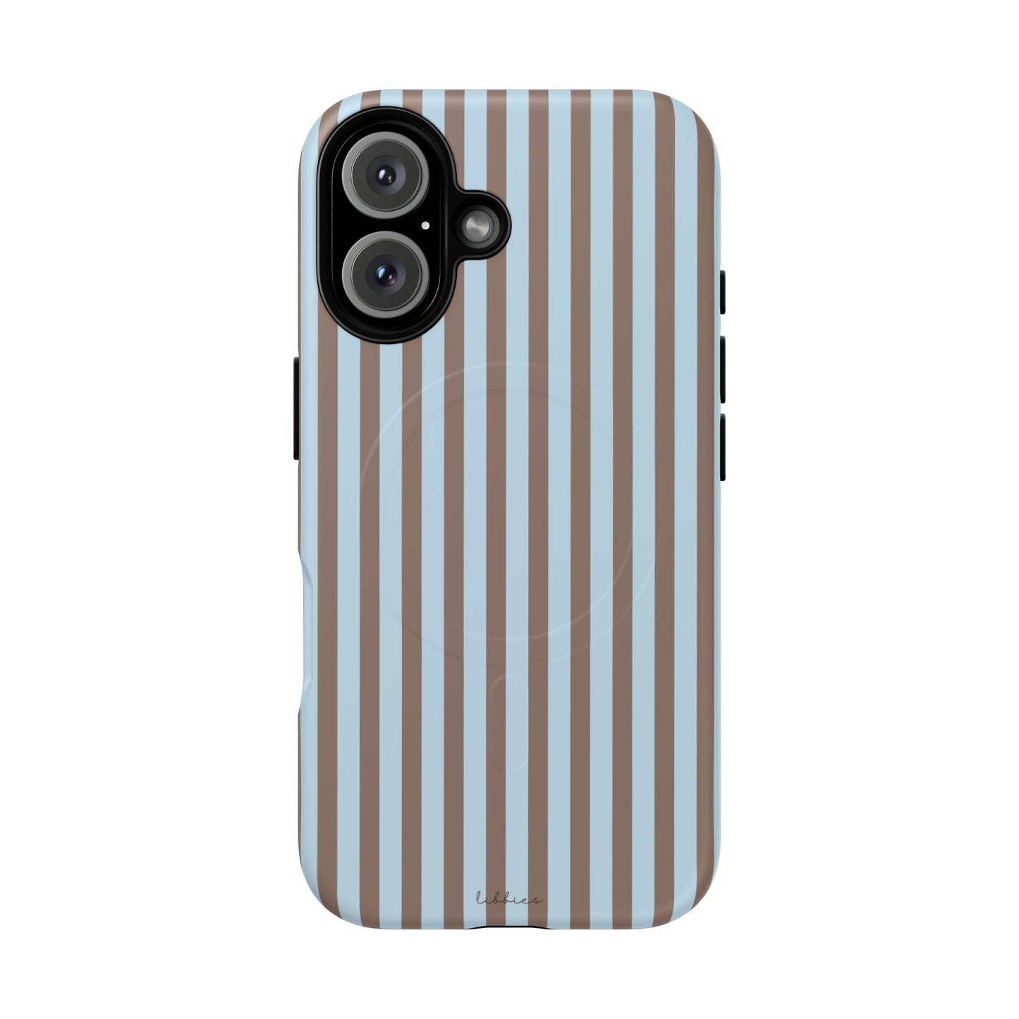 BROWN/LIGHT BLUE STRIPES