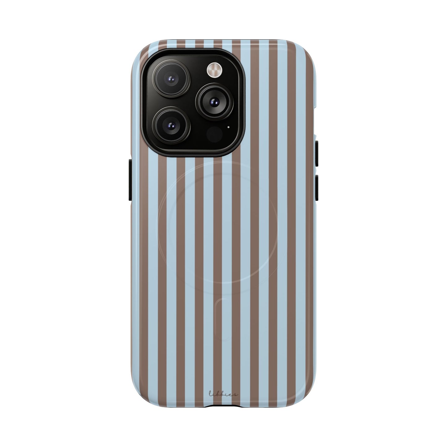 BROWN/LIGHT BLUE STRIPES
