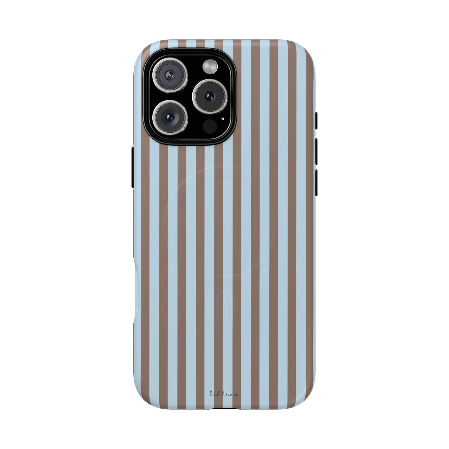 BROWN/LIGHT BLUE STRIPES